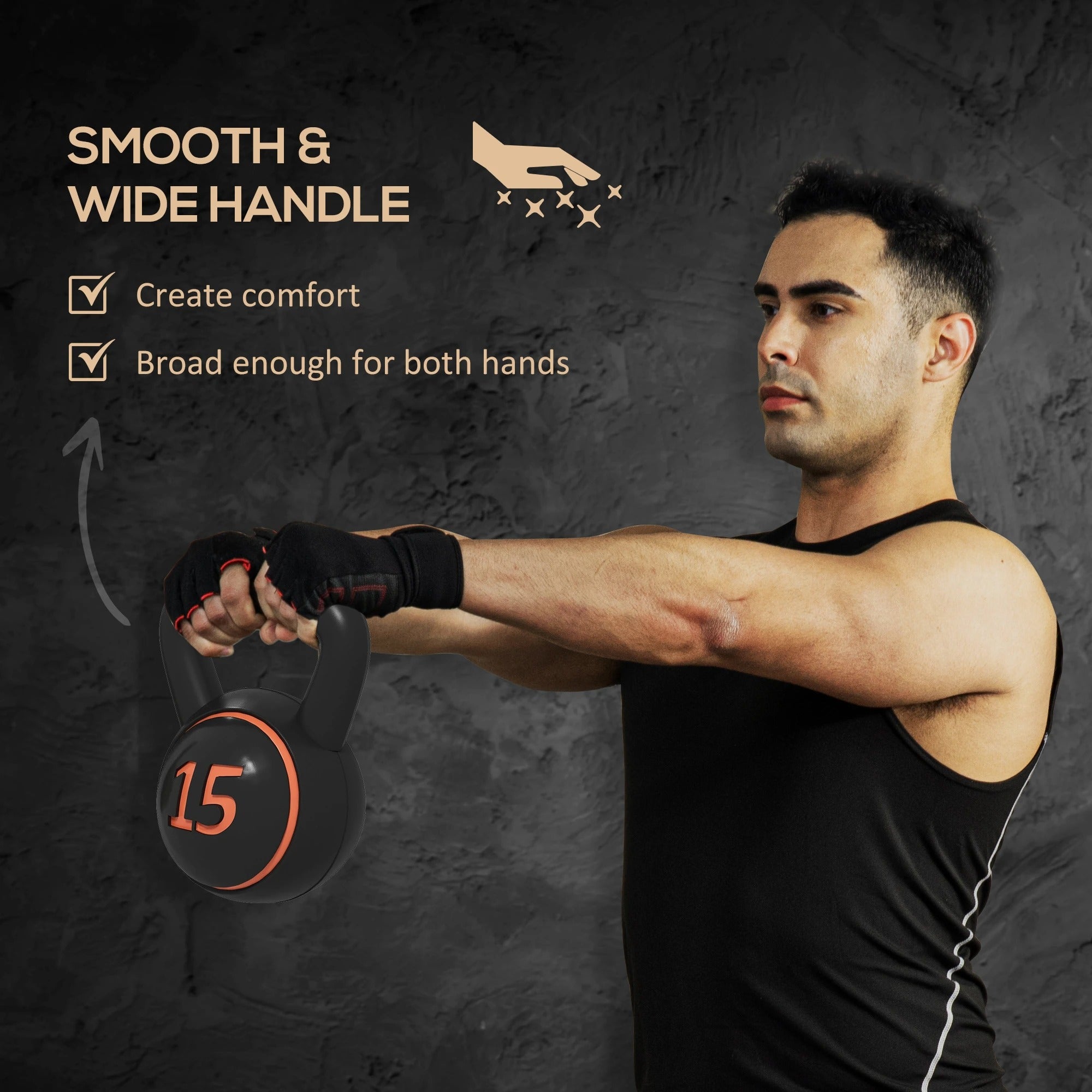 Three Piece Kettlebell Set with Tray